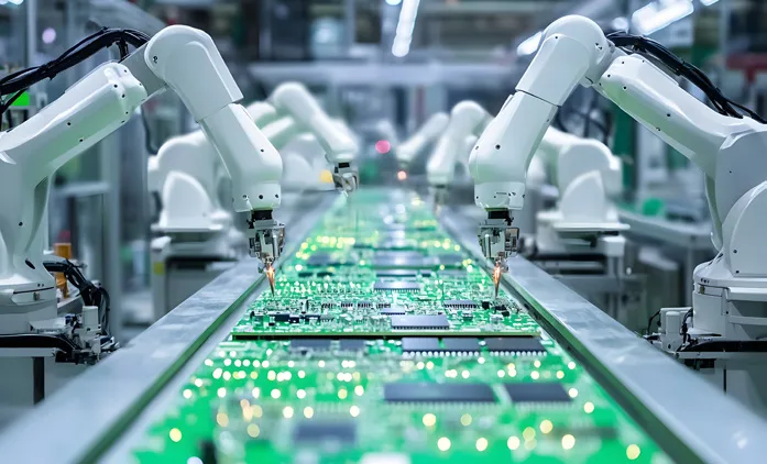 Roboty osazující desky plošných spojů