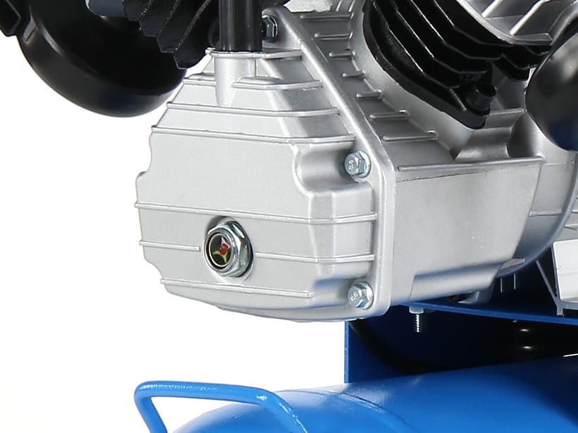 Crankcase with round oil sight glass — V36 pump