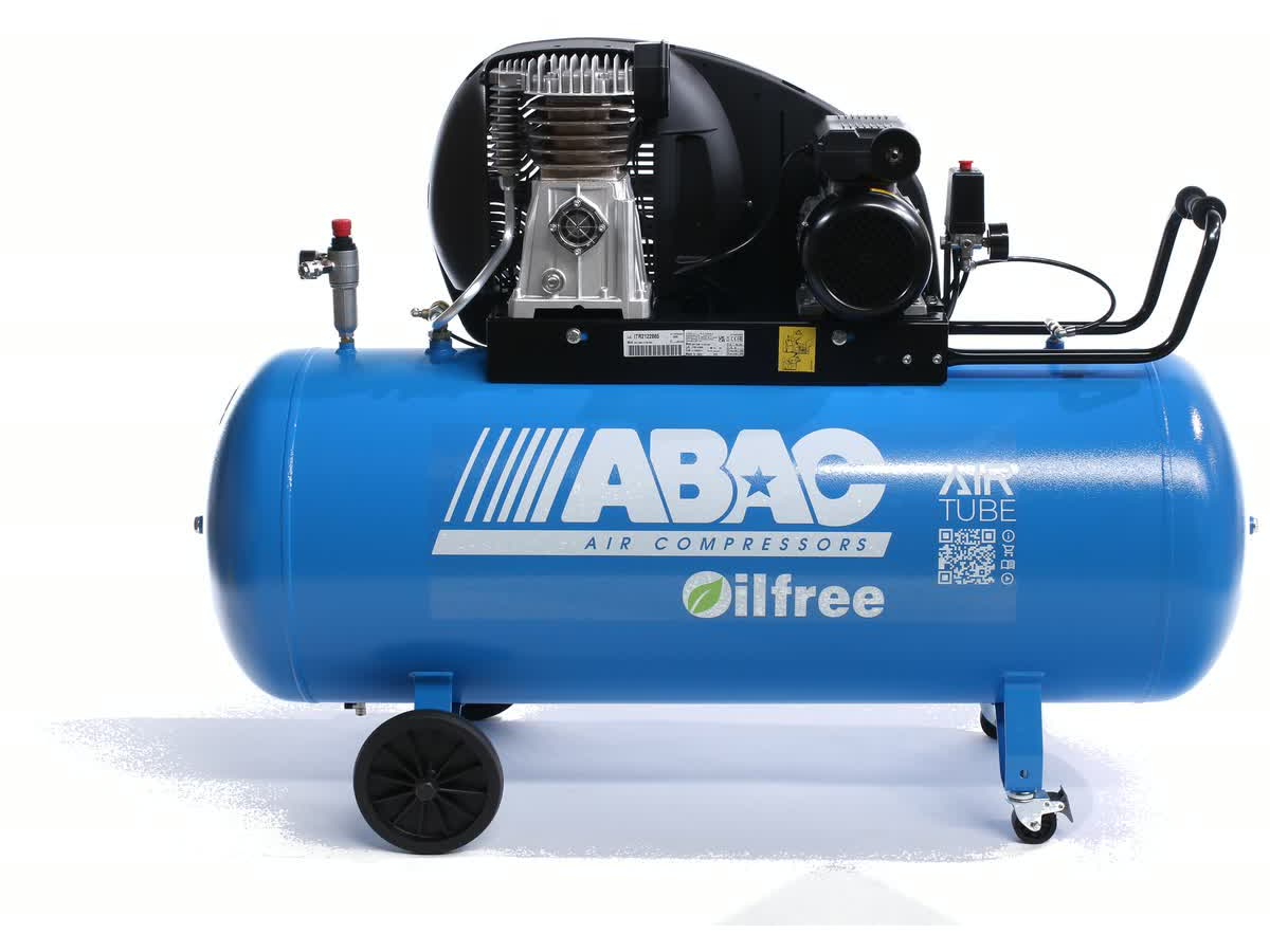 Kompressor ABAC Expert Zero A39B0P mit 2,2 kW, 270 l — größter Behälter der Reihe mit 270 l, Aggregat A39B0 mit 2,2-kW-Motor