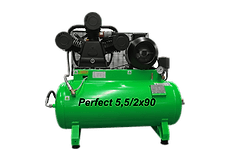 ATMOS Perfect 5,5/2x90 piston compressor on two air receivers