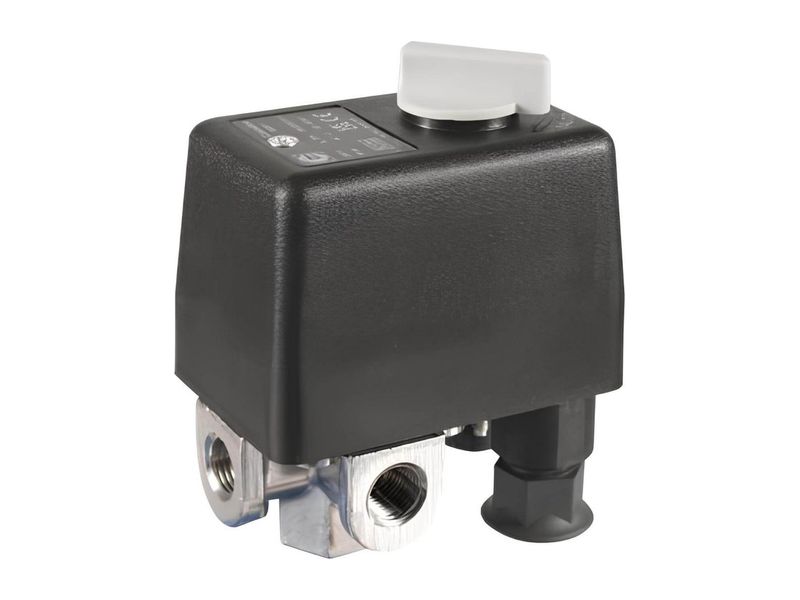Zweipoliger Druckschalter Condor MDR 1 für 230 V mit Anschlussblock