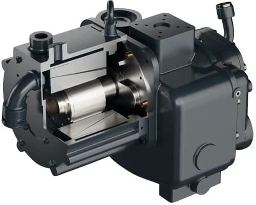 SCR-Schraubenblock mit niedriger Drehzahl und modernem Rotorprofil