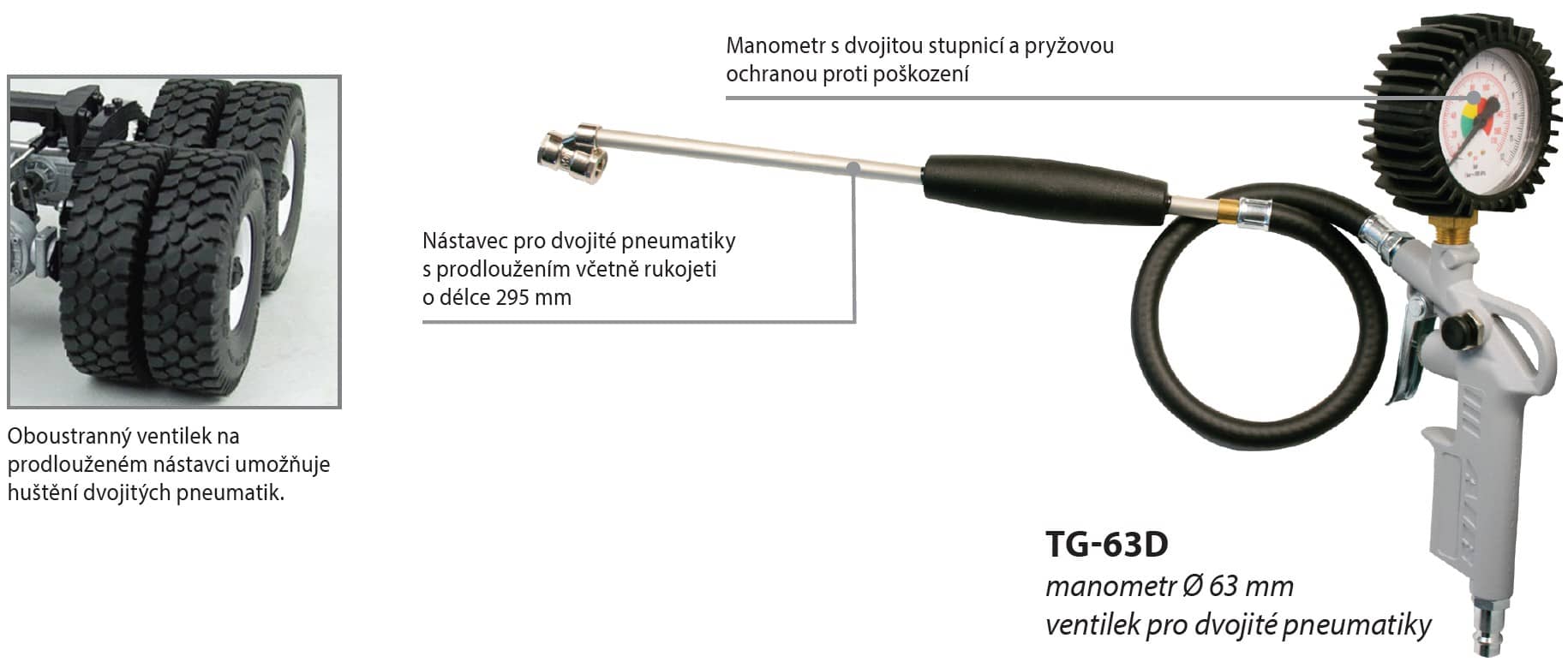 Schéma pneuhustiče TG63D