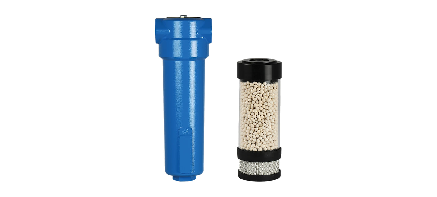 AAF filter and AAFMS2 element with a molecular sieve capsule