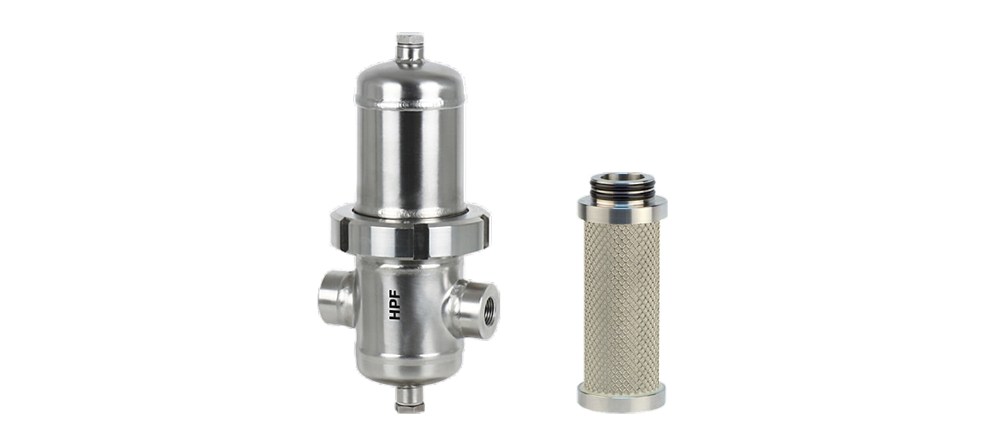 HPF process filter and PFA filter element