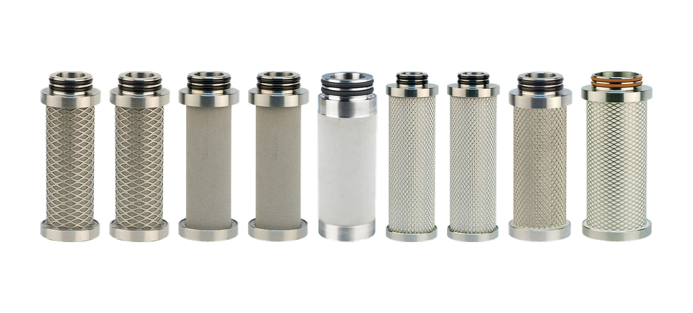 PF range spare filter elements from a stainless steel mesh to a sterile element