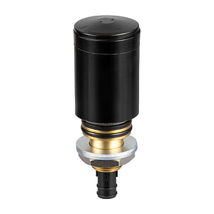 B2FD float condensate drain with a hose barb at the bottom