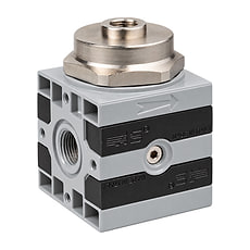 Metal B2PR pilot-operated pressure regulator with pilot port on top