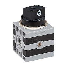 Metal B2V shut-off valve with manual operation