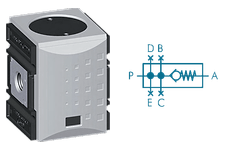 FUTURA check valve and its schematic symbol