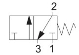 Ruční ventil 3/2 NC