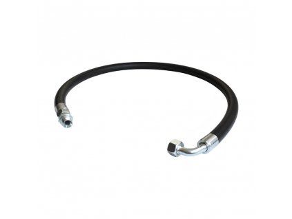 Spojovací zalisovaná hadice s kolenem 1/2" - 1 m