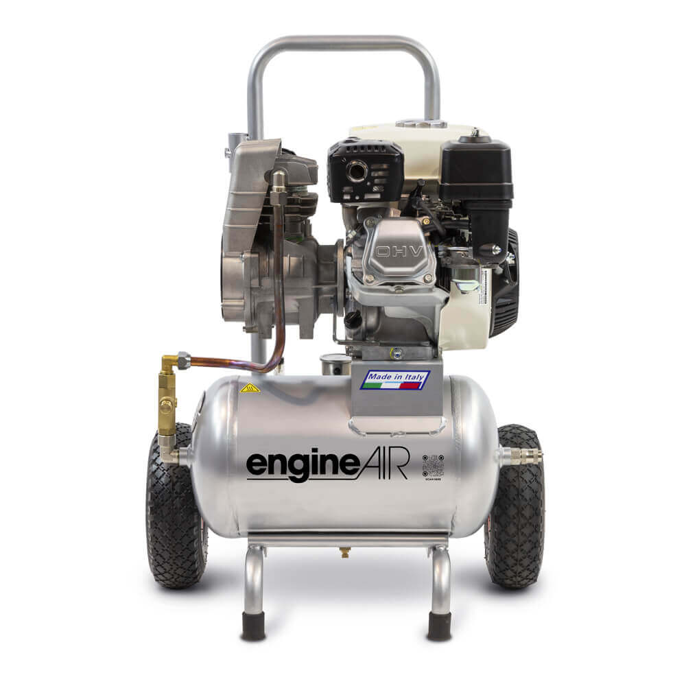 Benzínový kompresor Engine Air EA5-3,5-20RP, 20 l vzdušník, mobilní provedení