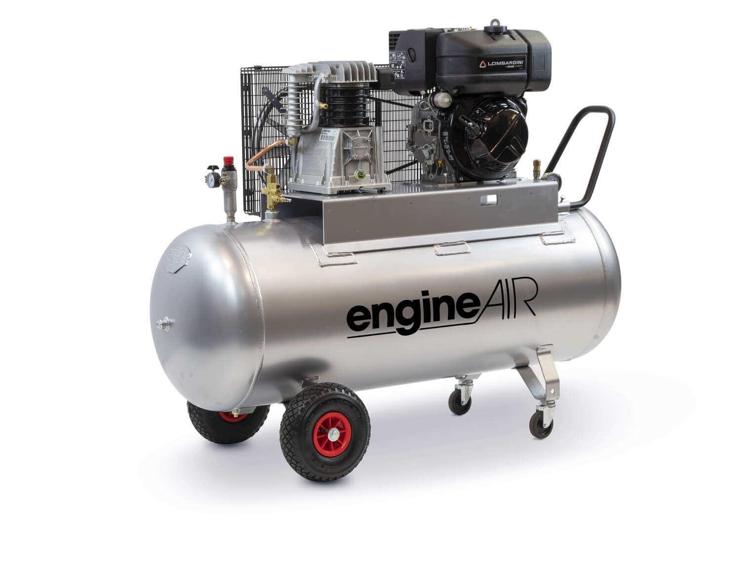 Dieselový kompresor Engine Air EA7-5,2-270CD, 270 l vzdušník, mobilní provedení