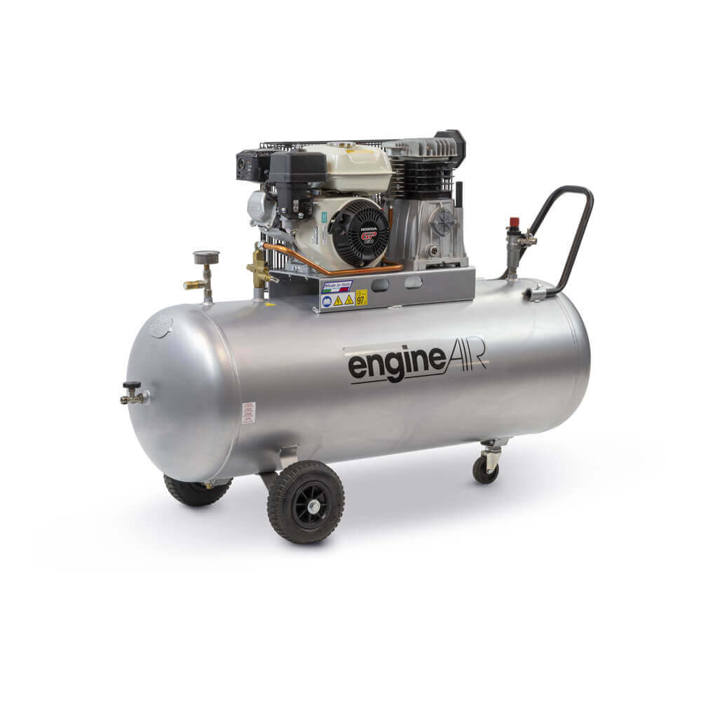 Benzínový kompresor Engine Air EA9-6,2-270CP, 270 l vzdušník, mobilní vyhotovenie